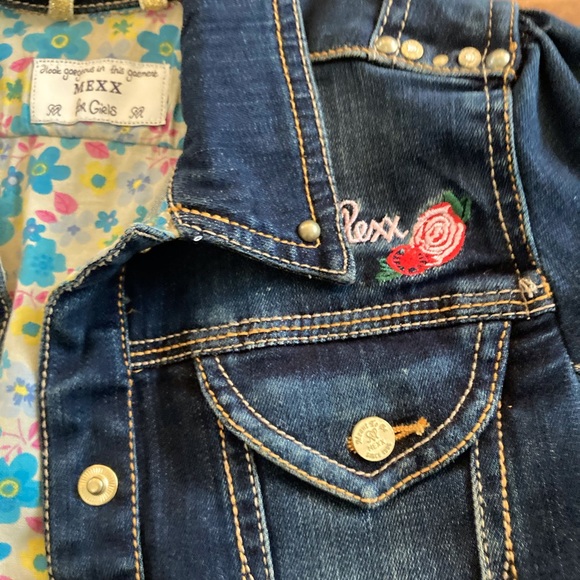 NWOT Mexx Girls Denim/Jean Jacket - large - Picture 4 of 4
